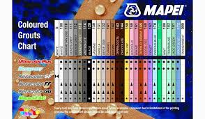 Mapei Colour Chart Grout In 2019 Mapei Grout Colors