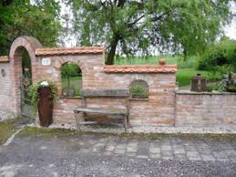 Stein Ziegel Mauerstein Backstein Klinker Klosterformat Reichsfor In Thuringen My Blog In 2020 Steinmauer Garten Toskanischer Garten Gartenmauern