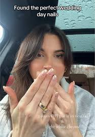 Perfect Wedding Day Nails Inspiration
