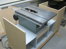 Workstation Table Saw Woodworking Shop Layout Workbench Designs