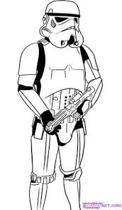 Drawings Of Star Wars Characters How To Draw A Stormtrooper Step 6 Star Wars Coloring Book Star Wars Drawings Star Wars Colors