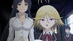Akio Fudo Mira Yamana Trinity Seven Trinity Seven Trinity Anime
