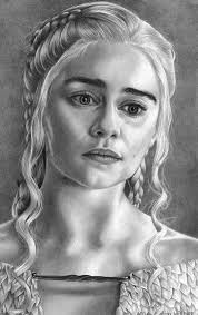 Mother Of Dragons By Lisakellerer Fine Art Portraits Portrait Drawing Mother Of Dragons