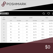 Missguided Swimsuit Size Chart