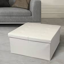 The ivory linen top and espresso finished legs provide a sophisticated look that enhances the warm ambiance of your. Otto Ben Coffee Table With Smart Lift Top Tufted Folding Faux Leather Trunk Ottomans Bench Foot Rest 30 Square Ivory Buy Online In Bahamas At Bahamas Desertcart Com Productid 104277459