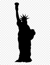 1915 shows a replica of the statue of liberty on the river seine at the pont de grenelle, paris, france.] Statue Of Liberty Shadow Hd Png Download 408x1024 6890818 Pngfind