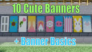 This banner might not look correct on some texture packs. Minecraft Banners 10 Cottagecore Designs Banner Pattern Basics Tutorial Youtube