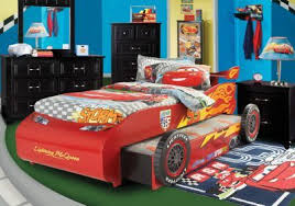 Disney Cars Lightning Mcqueen 5 Pc Twin Bed Rooms To Go Kids Cars Bedroom Set Disney Cars Bedroom