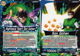 Choose your product line and set, and find exactly what you're looking for. Son Gohan Righteous Heart Son Gohan Bt5 026 Uc Dragon Ball Super Ccg Singles Series 5 Miraculous Revival Carta Magica Montreal