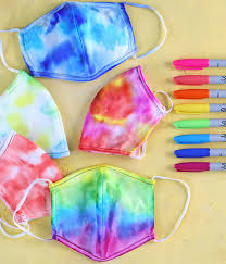 Wear a dust mask when working with the dye powder and wear gloves when working with both the dye powder and solutions. Sharpie Tie Dye Masks The Craft Patch