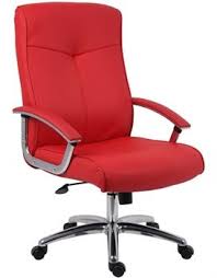 Hoxton Red Leather Office Chair Red Office Chair Contemporary Office Chairs Office Chair