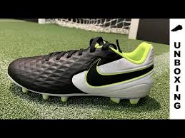Nike Tiempo Legend 8 Academy Fg Mg Junior Black White Youtube