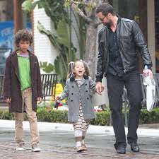 The couple share two adopted children, oscar and ava. 15 White Celebrities You Didn T Know Were Raising Black Children Hugh Jackman Wife Mixed Race Celebrities Hugh Jackman