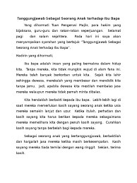 Pada era pascaglobalisasi ini, isu keruntuhan institusi keluarga semakin hangat menjadi bicara semua rakyat malaysia tidak kira tua mahupun muda. Tanggungjawab Sebagai Seorang Anak Terhadap Ibu Bapa