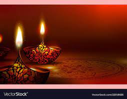 Diwali Festival Poster Diwali Holiday Shiny Background With Diya Lamps And Rangoli Vector Illustration Down Happy Diwali Images Diwali Poster Diwali Holiday