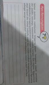 Check spelling or type a new query. Ayo Renungkansetiap Individu Mempunyai Tanggung Jawab Tanggung Jawab Terhadapdiri Sendiri Brainly Co Id