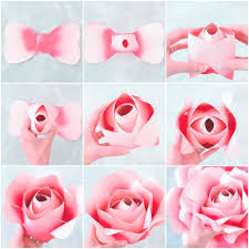 Download Alora Garden Giant Paper Rose Template Tutorial Giant Paper Roses Paper Rose Template Paper Roses