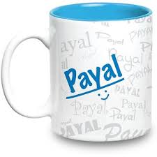 Free fire pet name kitty Buy Payal Name Gift Ceramic Inside Blue Mug Gifts For Birthday Online 329 From Shopclues
