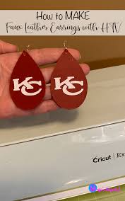 How to cut earrings with cricut. How To Make Cricut Faux Leather Earrings On An Explore Air