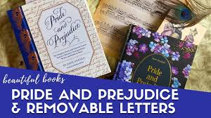 Pride And Prejudice Removable Letters Beautifulbooks Info