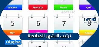 يبدأ كُل شهر بدورة قمرية جديدة. ØªØ±ØªÙŠØ¨ Ø§Ù„Ø§Ø´Ù‡Ø± Ø§Ù„Ù…ÙŠÙ„Ø§Ø¯ÙŠØ© ÙˆÙ…Ø¹Ø§Ù†ÙŠÙ‡Ø§ Ù…ÙˆÙ‚Ø¹ Ù…Ø­ØªÙˆÙŠØ§Øª