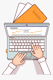 Download laptop clipart transparent and use any clip art,coloring,png graphics in your website, document or presentation. Laptop Clipart Design Computer Transparent Cartoons Typing On Computer Illustration Hd Png Download Kindpng