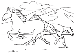 This horse is racing to victory …. Ayame Sangar Cute Girl And Horse Kleurplaat