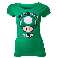 2 mario kart wii, mushroom, super mario bros, nintendo, computer wallpaper png. Kaufe T Shirt Nintendo Super Mario Bros Green Mushroom Extend Your Life 1up Extra Large Fur Damen