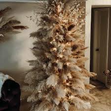 Black christmas boho tree skirt, more colors, linen cotton tree skirt with fringe, 40 in. 9 Over The Top Christmas Trees From Instagram Pinterest Are Just What We Need
