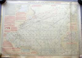 Details About Antique Nautical Maritime Pilot Chart Notrh Atlantic Ocean 1914 Us Navy