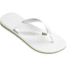 Confeccionado em borracha, esse modelo vem com estampas tropicais, o que é a nossa cara. Chinelo Havaianas Brasil 35 36 Branco Bandeira Brasil Nas Tiras E Filete Colorido