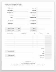 The rent receipt template will display that offer was completed by the receipt of. Free Hotel Invoice Template Wave Accounting