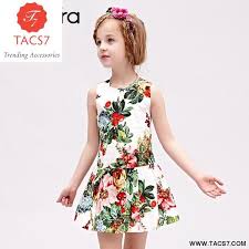Let us know in the comments! European Style Children Sleeveless Pattern Dress For Girls Trending Accessories Girls Dresses Summer Princess Outfits Girls Party Dress