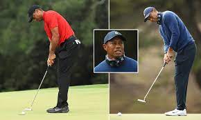 Tiger Woods Ditches 70m Putter For New Version And Impresses On Day One Of Us Pga Championship Daily Mail Online