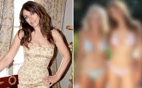 Elizabeth jane hurley, more generally known as liz hurley, is an english actress and model. Gossip Girl Fame Elizabeth Hurley Twins In Bikini With Sister It S The Black Friday Deal We Can T Get Over