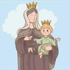Holiday home virgen del carmen. Free Vector Virgen Del Carmen Illustration