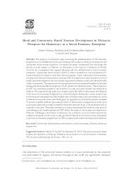 From that, this study also discusses the stimulus packages oﬀered by the. Pdf Rural And Community Based Tourism Development In Malaysia Prospects For Homestays As A Social Economy Enterprise Muhamad Ferdhaus Academia Edu