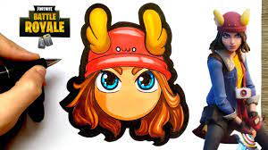 Comme je m'ennuyer j'ai fait un dessin fortnite dite moi demain je dessine le skin opaline ou jade la rouge 4. Tuto Dessin Skye Skin Fortnite Emoji Youtube