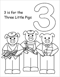 A male pig is called a boar while a female is called a gilt if she hasn't given birth, and a sow if she has given birth. 3 Little Pigs Coloring Pages Coloringbay