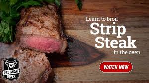 Easy, oven new york strip steaks. Broiled Strip Steak Recipe How To Cook Your Steak In The Oven