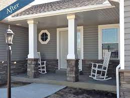 Jul 01, 2021 · painting, restaining, or sealing the front porch can also add a lot of curb appeal to your listing. Stone Veneer Panel Photos Raleigh Durham Nc House With Porch Front Porch Stone Porch Remodel
