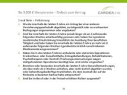 Immer dann, wenn der versicherungsschein etwas enthält, was nicht dem inhalt des antrags entspricht, handelt es sich um eine abweichung. Cardea Safety First Ein Produkt Ein Vertrag Eine