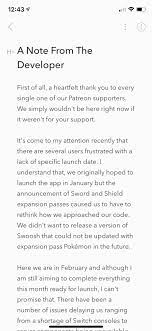 Maybe you would like to learn more about one of these? Swoosh On Twitter A Note From The Developer