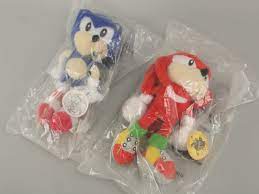 NOS Denny's Sonic & Knuckles Underground Plush NWT New w/Tags  Sealed in Bags | eBay