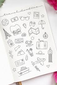 *this post may contain affiliate links. 15 Best Summer Bullet Journal Doodles For Inspiration Crazy Laura