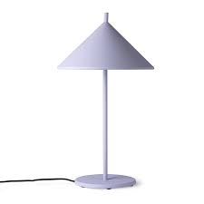 First designed in the 1960's, the piece conveys limitless potential, while staying firmly within the construct. Hkliving Metal Triangle Table Lamp M Matt Lilac
