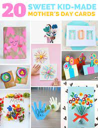 Kids who like to get messy older kids with a little more patience when it comes to crafts might enjoy making this handmade mother's day heart lacing card i spotted at destination. 20 Sweet Kid Made Mother S Day Cards