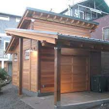 Wood Carports Design Ideas Pictures Remodel And Decor Shed Roof Design Carport Designs Roof Design