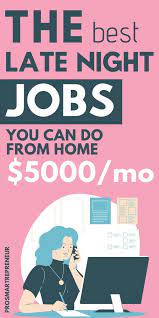 34 Real Part Time Night Or Evening Jobs From Home Make 1000 Week In 2020 Night Jobs Money Making Jobs Work From Home Jobs