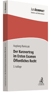 Erst mit erhalt der ladung zur mündlichen prüfung erfährt man verbindlich aus welchem rechtsgebiet der aktenvortrag stammen wird so zum beispiel in nrw und mecklenburg vorpommern. Augsberg Burkiczak Der Kurzvortrag Im Ersten Examen Offentliches Recht 3 Auflage 2018 Beck Shop De